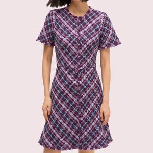 Kate Spade Plaid Tweed Dress